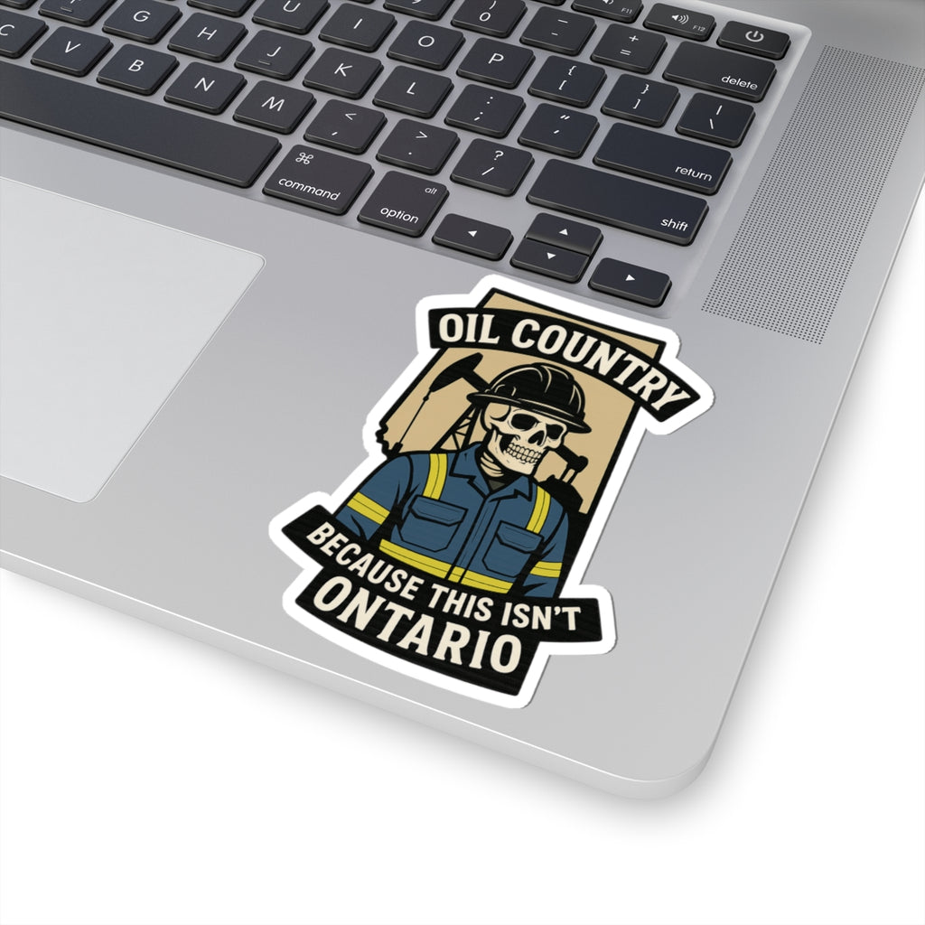 Oil Country  Hard Hat Sticker