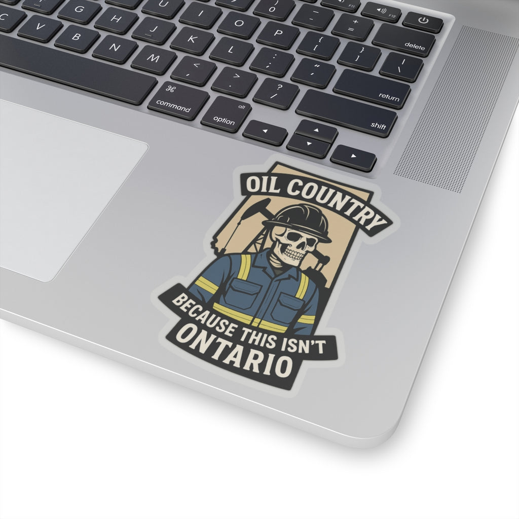Oil Country  Hard Hat Sticker
