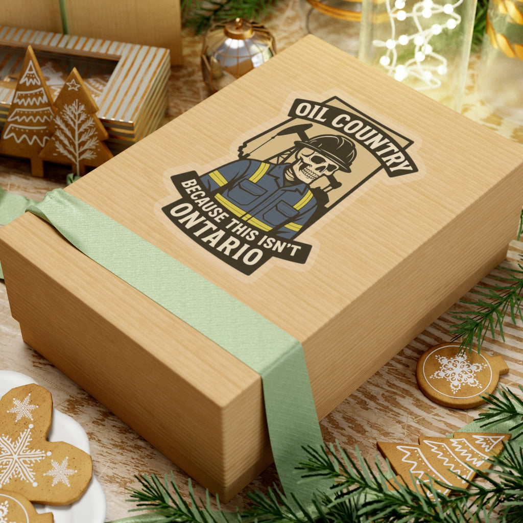 Oil Country  Hard Hat Sticker