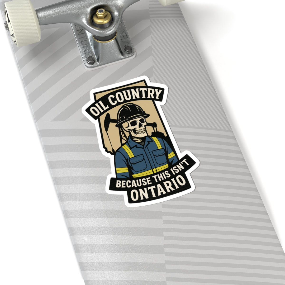 Oil Country  Hard Hat Sticker
