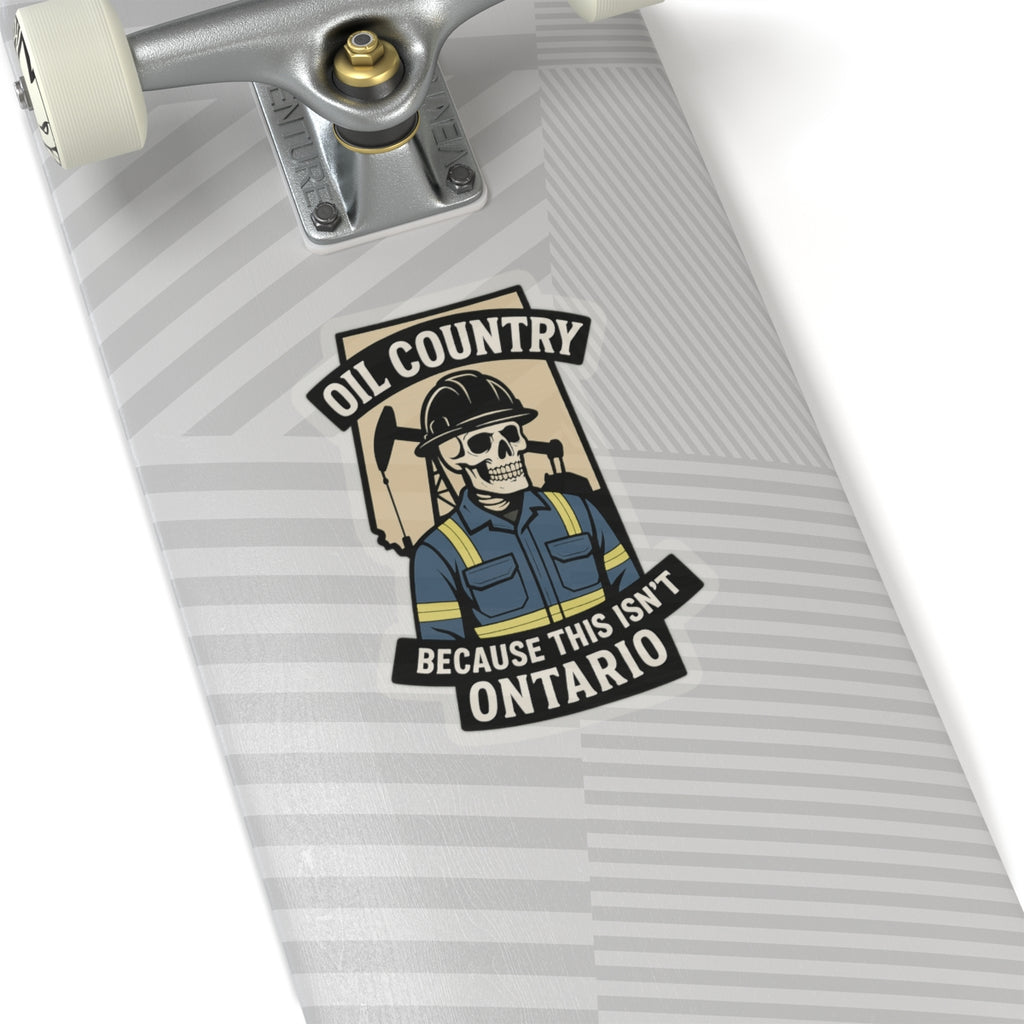 Oil Country  Hard Hat Sticker