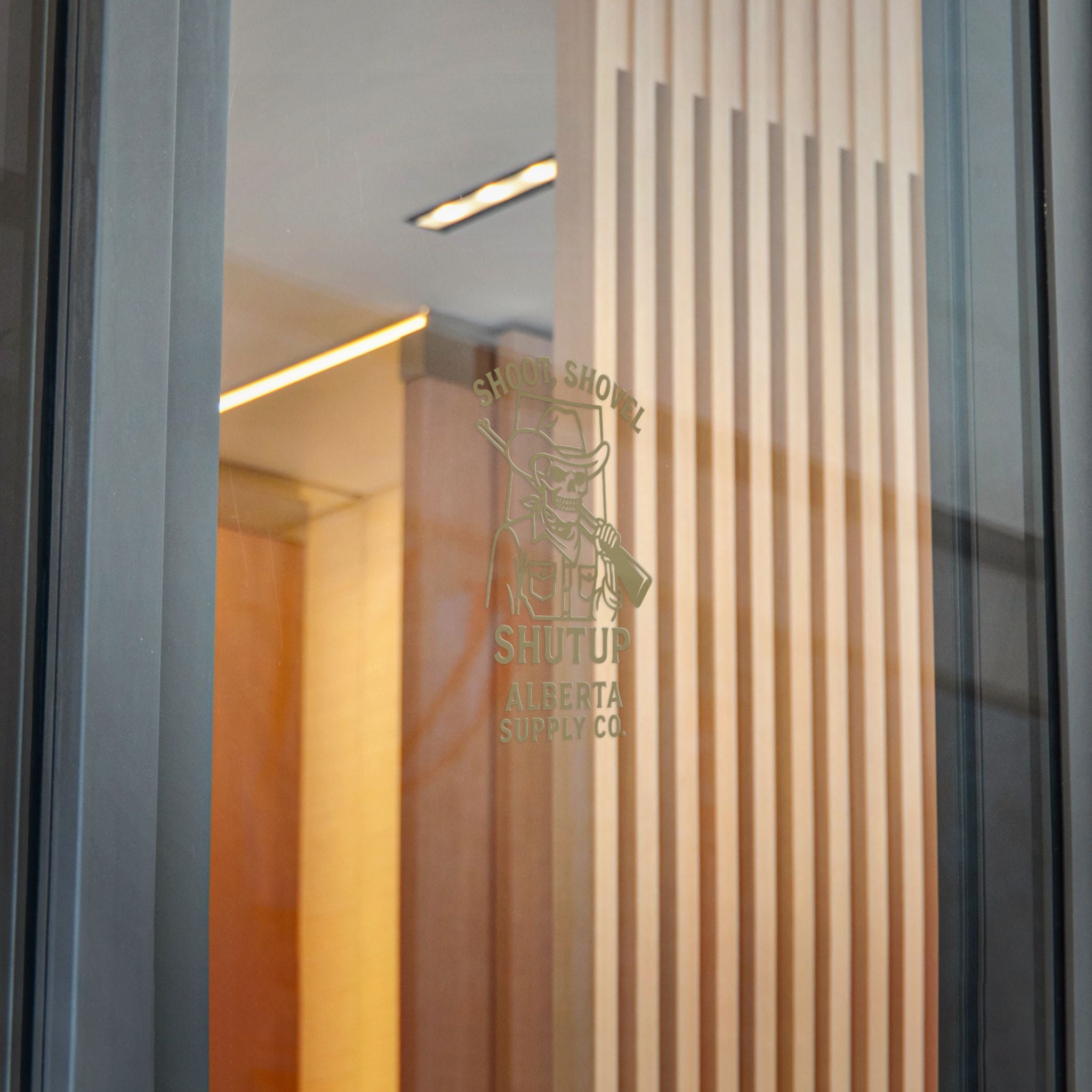 Shoot, Shovel Shutup Sticker