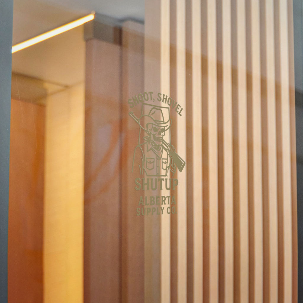 Shoot, Shovel Shutup Sticker